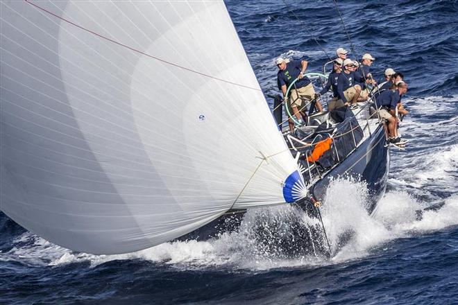 Hap Fauth at the helm of Bella Mente - Credit Rolex-Carlo Borlenghi - RORC Caribbean 600 2014 ©  Rolex / Carlo Borlenghi http://www.carloborlenghi.net